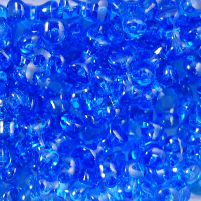 Tr. Dark Blue - Tri Beads Transparent Colors (600 Pieces)