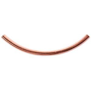 Curved Spacer Tube 2X38mm - Copper (72 Pieces)