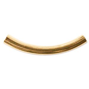 Curved Spacer Tube 3.2X26mm - Gold (72 Pieces)