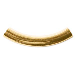 Curved Spacer Gold 5X30mm - Tube (36 Pieces)