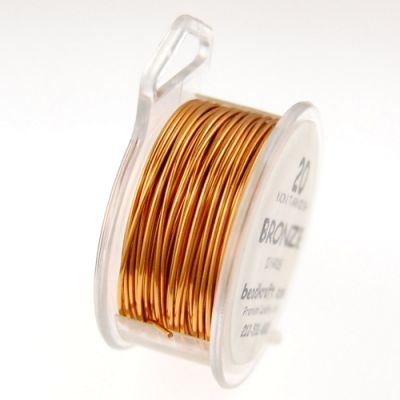 20 Ga. Color-Enameled Copper Wire-Bronze (10 Yards)