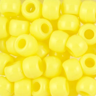 CRU Beads, 9x6mm, Opaque Yellow (650 Pieces)