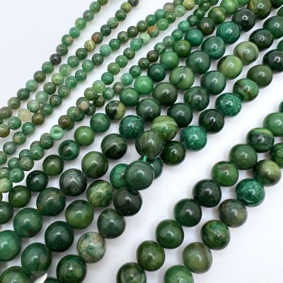 Smooth Round, African Jade Beads, Choose Size (16" Strand)