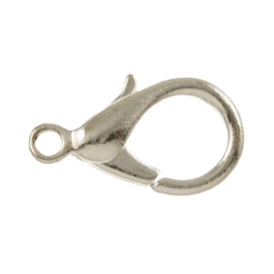 Lobster Claw 12X6MM  Silver-Plated (72 Pieces)