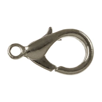 Lobster Claw 15X7.5MM Im.Rhodium (36 Pieces)