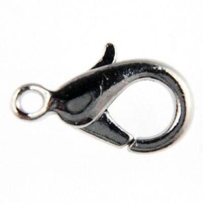 Lobster Claw 31X15MM Gun Metal (12 Pieces)