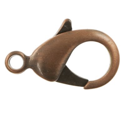 Lobster Claw Clasp, 22mm, Antique Copper (12 Pieces)	