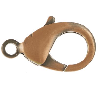 Lobster Claw Clasp, 27mm, Antique Copper (6 Pieces)