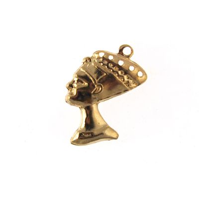 Vintage Cleopatra Gold Plated Charm - 25mm x 19mm (72PCS)
