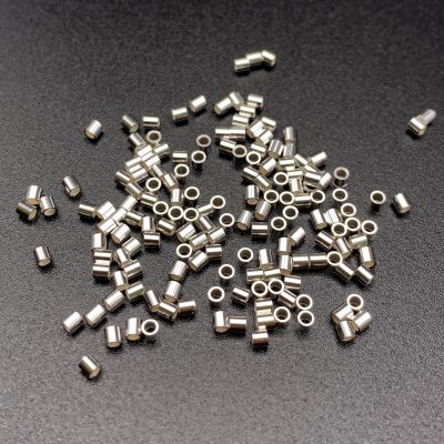 2.0MM Crimp Tube Bead, Sterling Silver (100 Pieces)