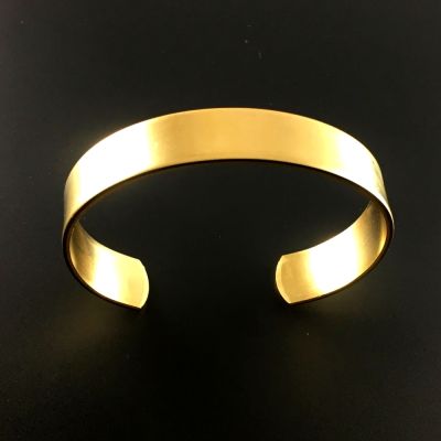 Bracelet Cuff Raw Brass Flat 1/2" Inch Wide (EACH)