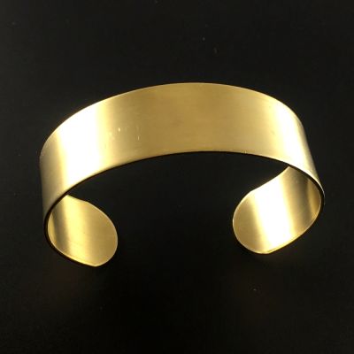 Bracelet Cuff Raw Brass Flat 3/4" Inch Wide (EACH)