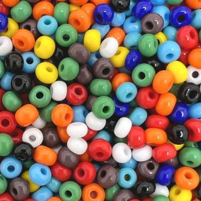 Czech Round Seed Beads, Glass, Size 8/0, Choose Color