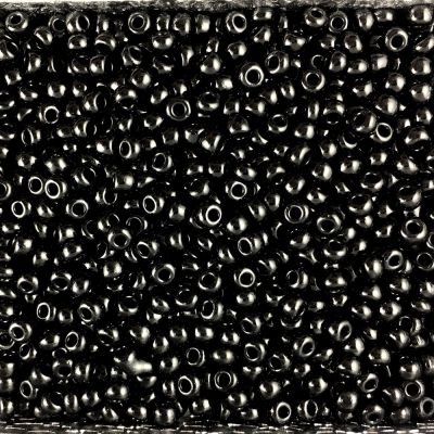 Czech Seed Beads Size 11/0 -Opaque Black (Approx. 1/2 LB , 250 Grams)