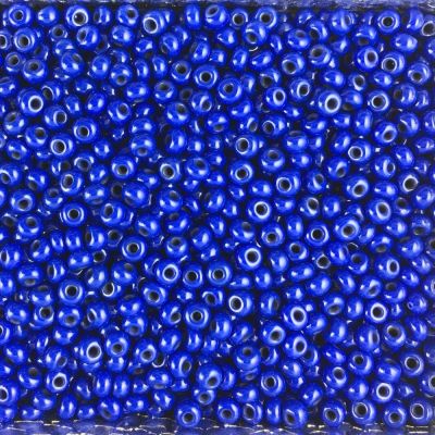 Czech Seed Beads Size 11/0 - Opaque Royal Blue (Approx. 1/2 LB , 250 Grams)