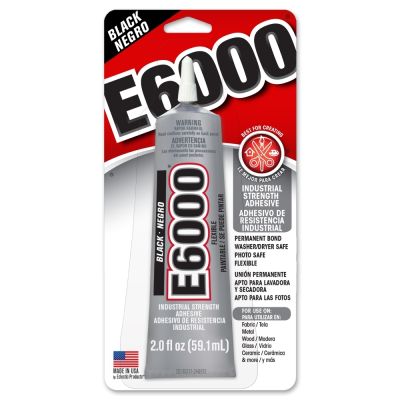 E6000 Industrial Strength Adhesive, 2.0 FL OZ (Black) (EA)