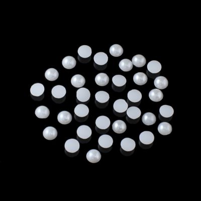 Flatback White Pearl, 5mm Round, Pearl Luster (144 Pieces)