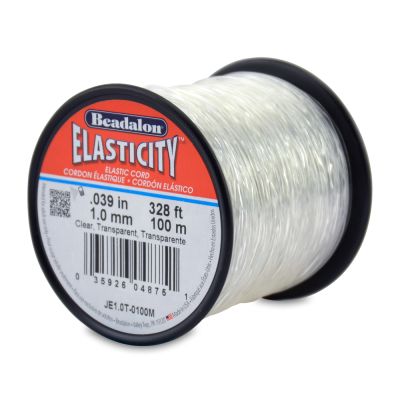 1.0MM Elasticity Elastic Stretch Cord, Clear (100 Meters)