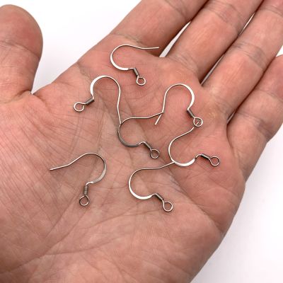 Flat Fish Hook Earwire w/ Spring, Surgical Steel (144 Pieces)