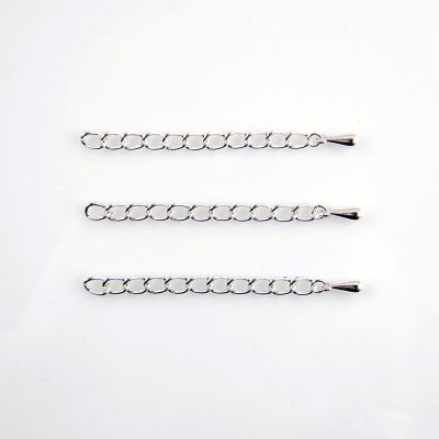 2" Necklace Extenders w/ Ball Silver-Plated (12 Pieces)