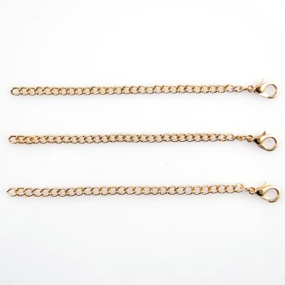 3" Necklace Extenders w/ Clasp Gold-Plated (12 Pieces)