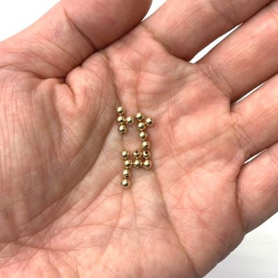 3mm Smooth Round Beads, 14K Gold Filled (50 Pieces)