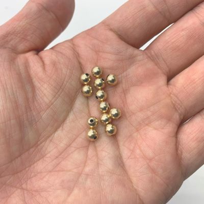 5mm Smooth Round Beads, 14K Gold Filled (20 Pieces)