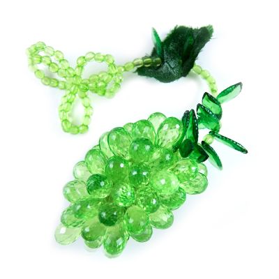 Faceted Bead Green Grapes