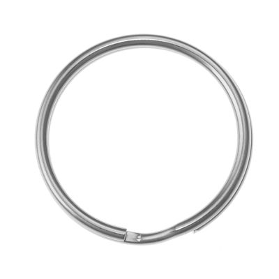 24mm Split Ring, Key Chain Ring, Imit. Rhodium  (72 Pieces)