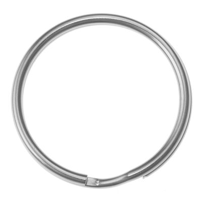 32mm Split Ring, Key Chain Ring, Imit. Rhodium  (36 Pieces)