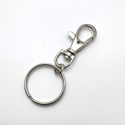 Swivel Snap Keychain, Economy, Silver (24 Pieces)