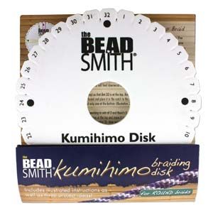 Kumihimo 6" Round Plate w/ Instructions (Each)