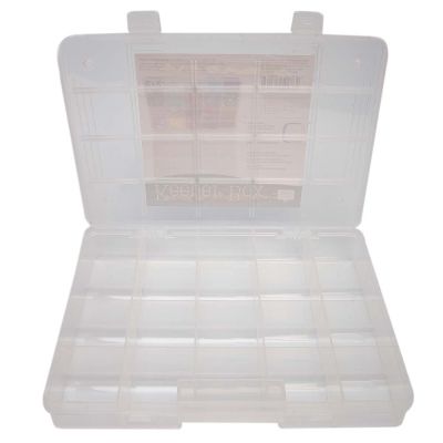 Keeper Box, Medium Bead Organizer, 20 Compartments, 10 3/4 x 7 1/2" (Each)