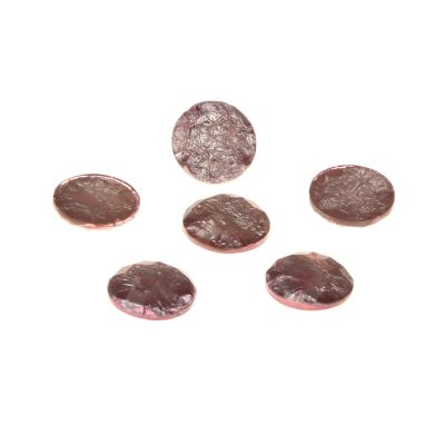 Acrylic Rhinestone, Lavender Foil, 15mm, Faceted Round, Flatback (50 Pieces)