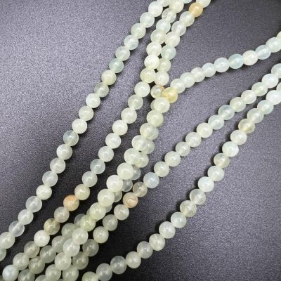 4mm Smooth Round, New Jade Beads (16" Strand)