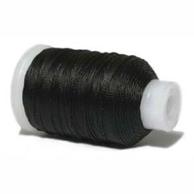 Nylon Bead Thread, Black, Choose Size 