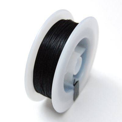 Stretch-Tastic Opelon Elastic 0.7MM Black (100 Meters)