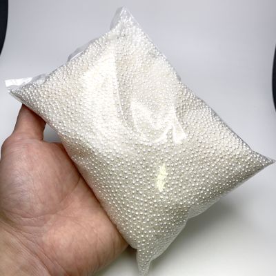 BULK PACK! 3mm Loose Pearl Beads, White (8 Ounces)