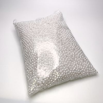 BULK PACK! 4mm Loose Pearl Beads, White, Approx. 8750 Pieces (8 Ounces)