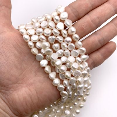 8-9mm Potato Freshwater Pearls, White (16" Strand)