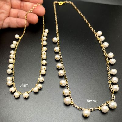6mm Round Pearl w/Loop (144PC)