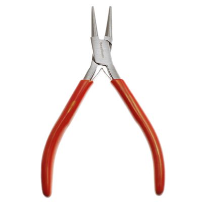 Slimline Round-Nose Pliers with Spring, 120mm, Red Handle (Each)