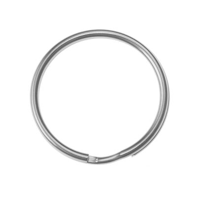 18mm Split Ring, Key Chain Ring, Imit. Rhodium  (72 Pieces)