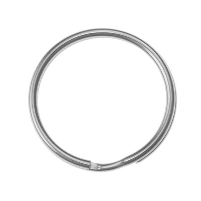 20mm Split Ring, Key Chain Ring, Imit. Rhodium  (72 Pieces)