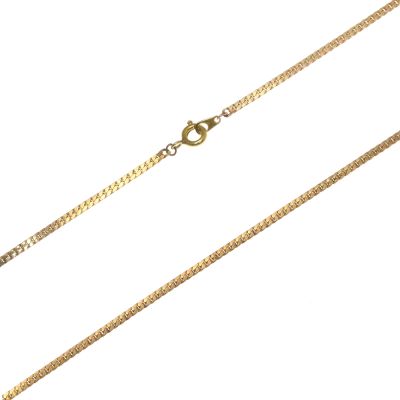 16" Neck Chain Herringbone, Raw Brass (12 Pieces)