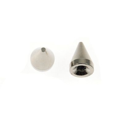 Metal Cone Spike 10mm (Silver) (10 Pieces)
