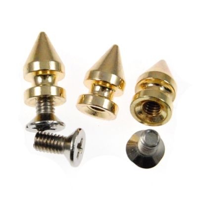 Metal Tree Spike 14mm-BULK PACK! (Gold)   (50 Pieces)