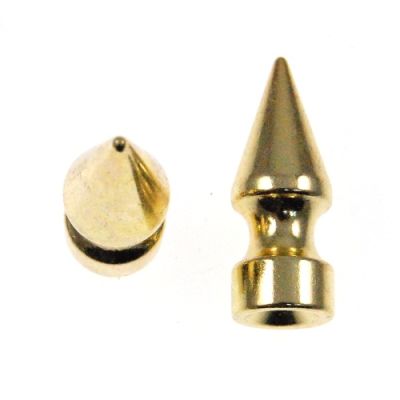 Metal Tree Spike 25mm (Gold)    (10 Pieces)