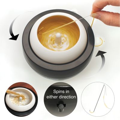 Bead Spinner Electric/Power, 2 Needles, 3 Cups With Lids (Each)