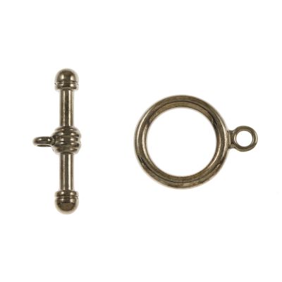 Toggle Clasp-22mm, Black Oxide (6 Pairs)